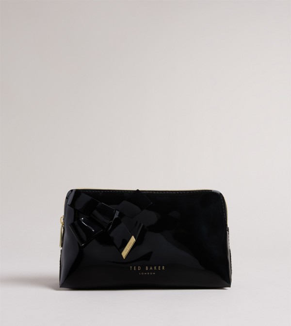 Bow Detail Cosmetic Pouch