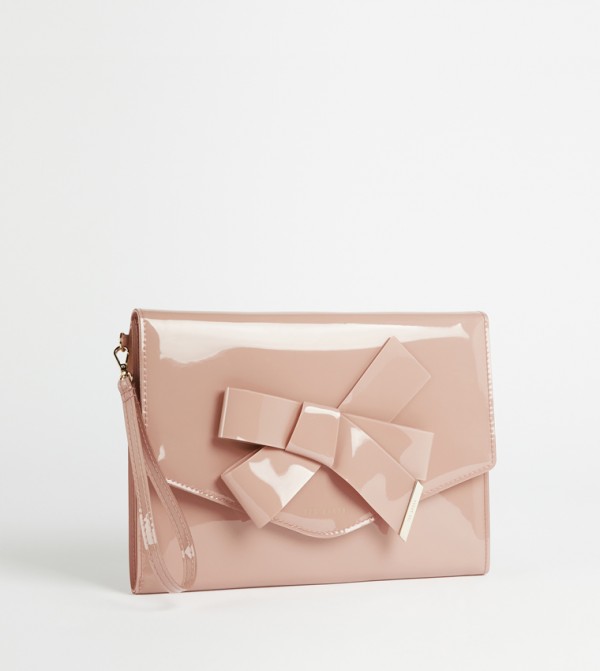 Buy Ted Baker Bow Detail Envelope Clutch In Pink 6thStreet UAE