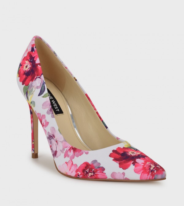 FRESH Floral Pointed Toe Pumps