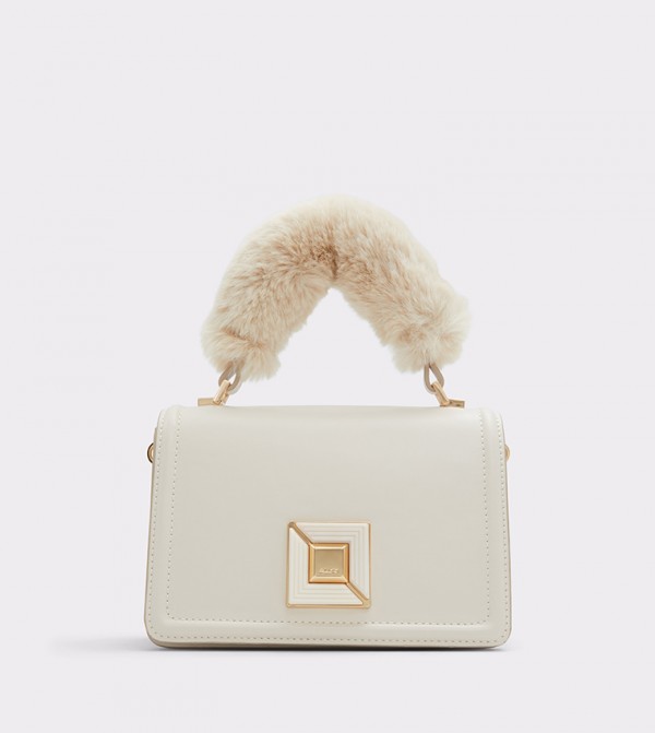 NOTABENA Fur Top Handle Bag