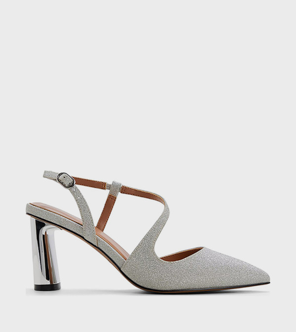 NOVAAH Textured Pointed Toe Pumps