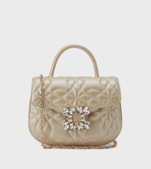 HANNI Quilted Top Handle Bag
