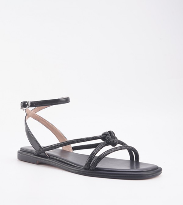 FRANKSTON Ankle Strap Flat Sandals