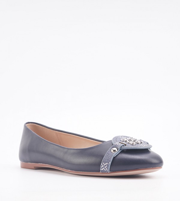 BRITANA Appliqued Ballerinas