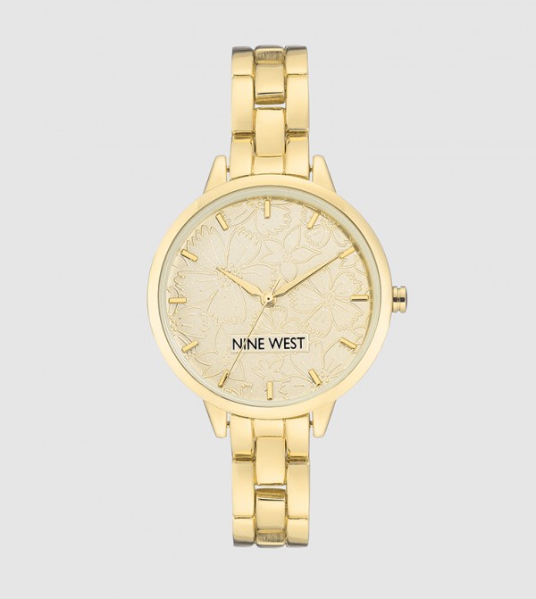 Buy Nine West Analog Watch In Gold 6thStreet Qatar