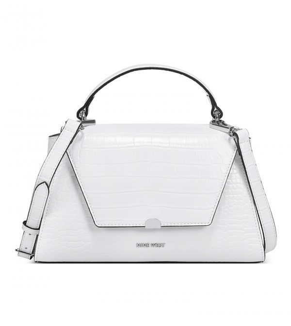 Buy Nine West Ridgewood Top Handle Flap Bag In White 6thStreet UAE