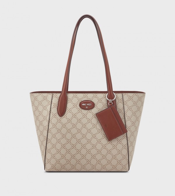 ADELINE Monogram Patterned Tote Bag