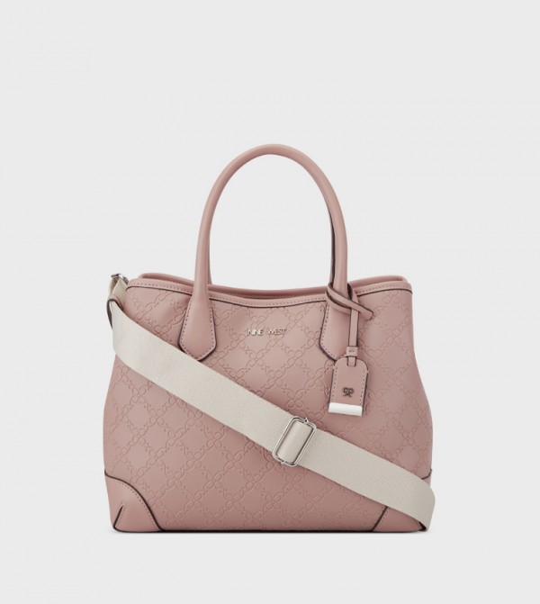 KYLENE Debossed Satchel Bag