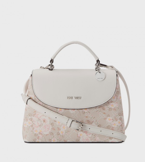 MAUREEN Floral Patterned Top Handle Bag