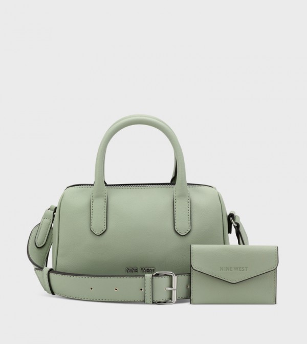 Logo Detail Bowler Satchel Bag