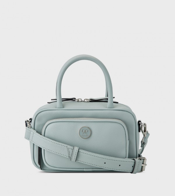 ELVA Logo Detail Satchel Bag