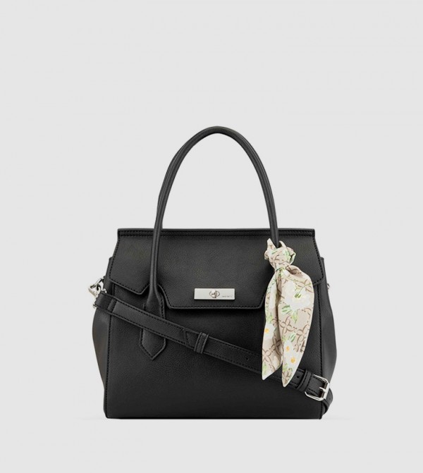 HARMON Logo Detail Satchel Bag