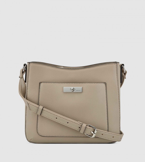 Buy Nine West HARMON Textured Crossbody Bag In Grey | 6thStreet UAE