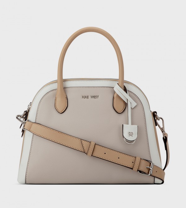 GERTRUDE Color Block Satchel Bag