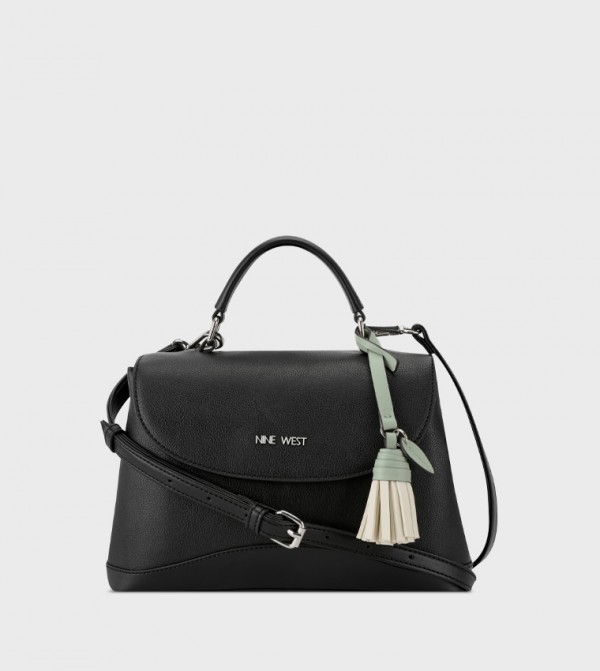 MAREN Logo Detail Top Handle Bag