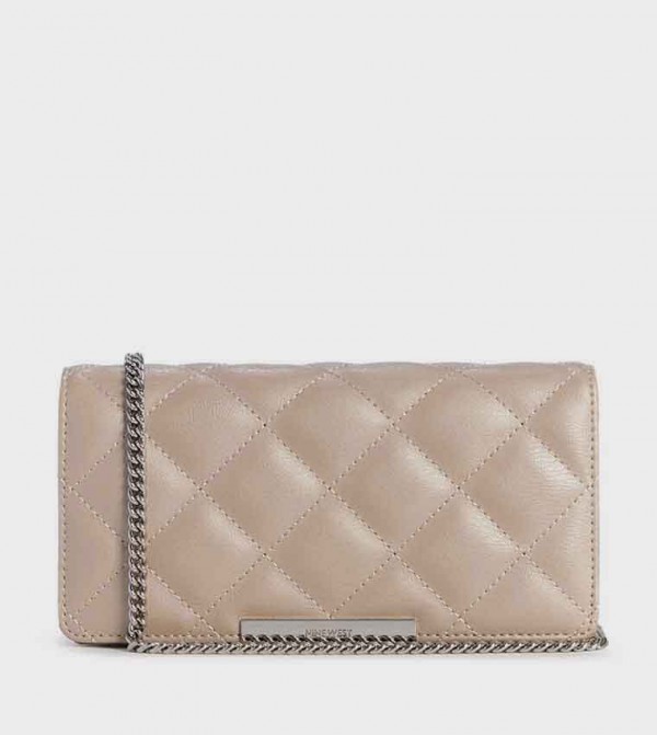 MIRABELLA Quilted Flap Long Wallet