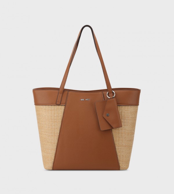 BEX Color Block Mini Tote Bag with Pouch
