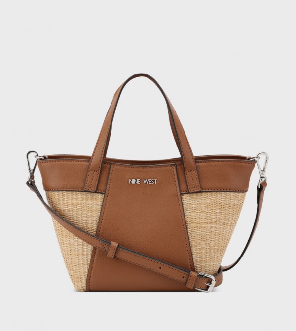 BEX Color Block Mini Tote Bag with Pouch