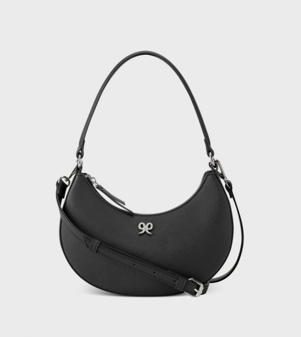 ELIORA-PEARLS Textured Hobo Bag