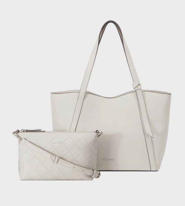 RUTHIE Textured 2 in 1 Tote Bag