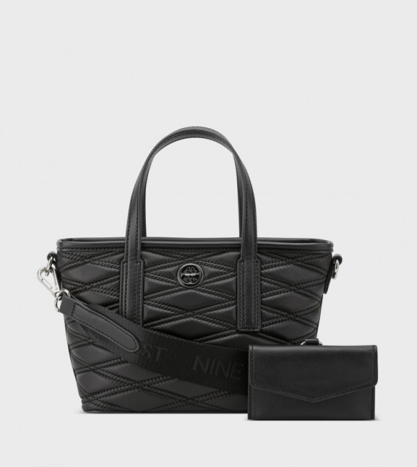 AVAYA Quilted Mini Tote Bag with Pouch