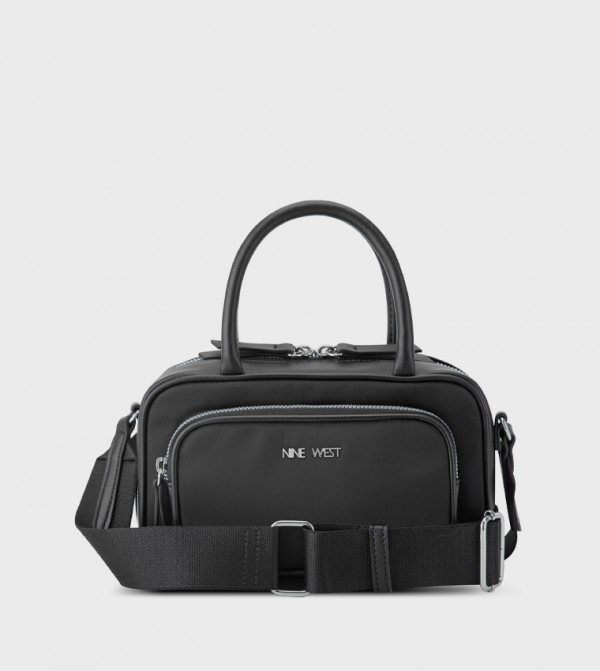ELVA Logo Detail Satchel Bag