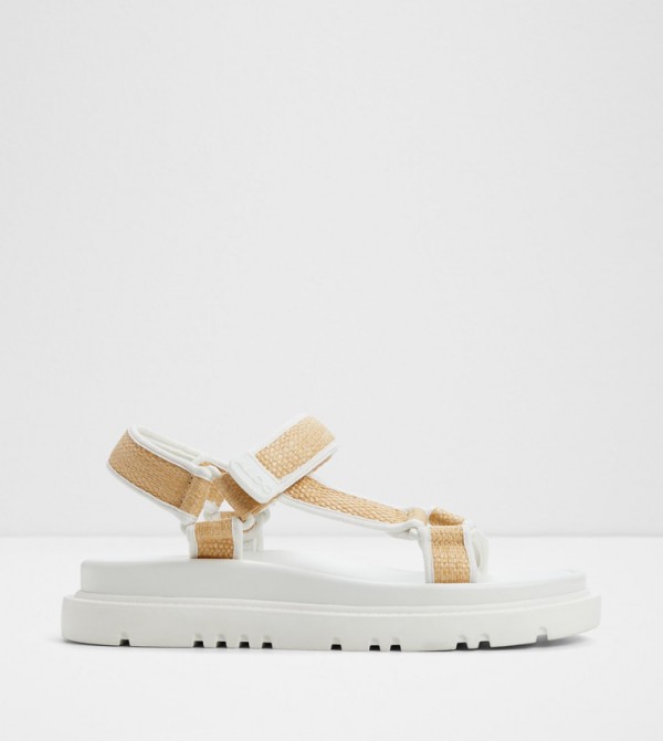 OCEANA Straw Woven Comfort Sandals
