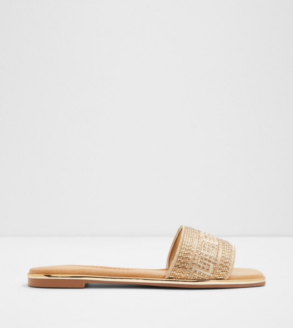 OCEANIA Embellished Flat Sandals