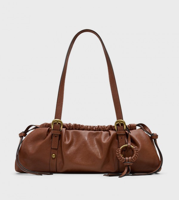 ODESSAA Textured Shoulder Bag