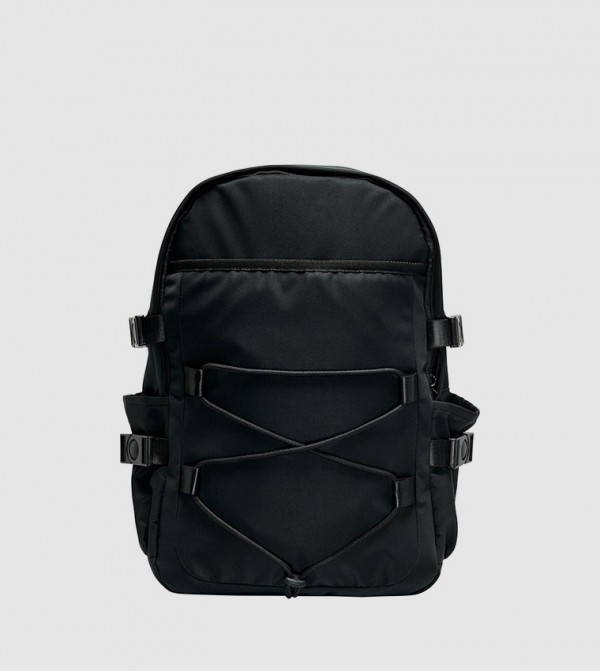 Textured Zip-Around Backpack