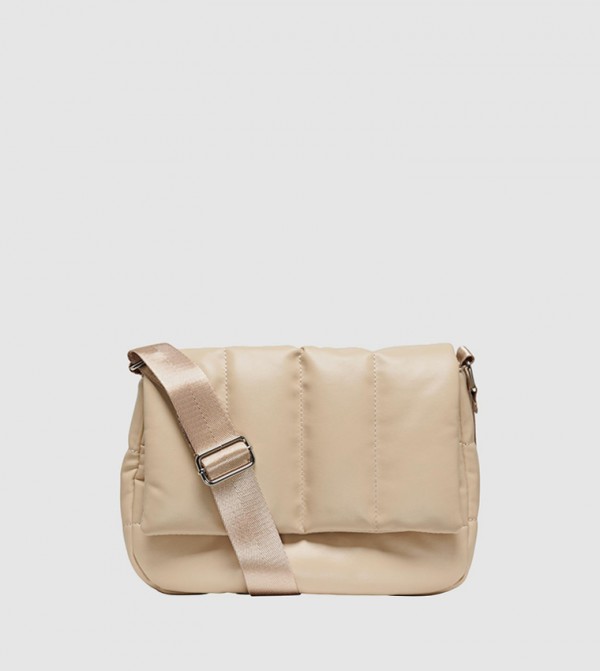 Quilted Flap Crossbody Bag