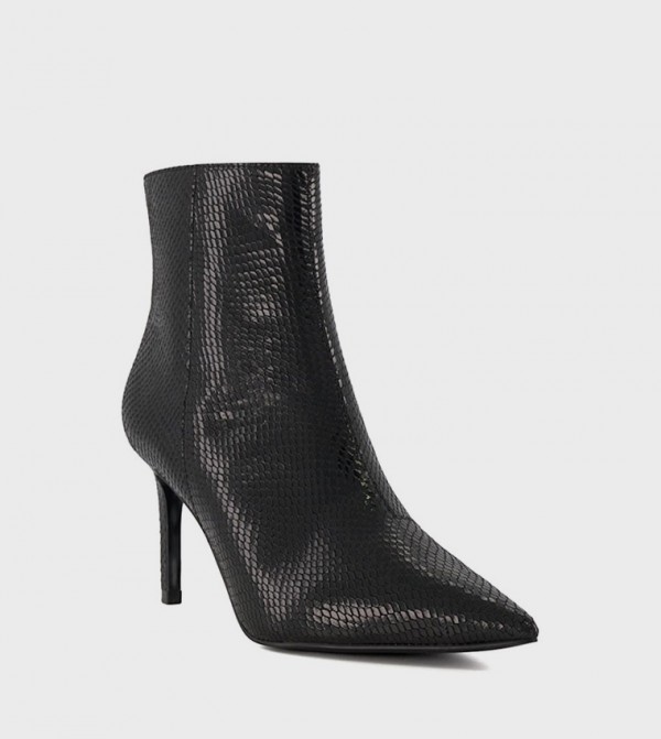 Buy Dorothy Perkins Marissa Diamante Kitten Ankle Boots In Black 6thStreet Bahrain