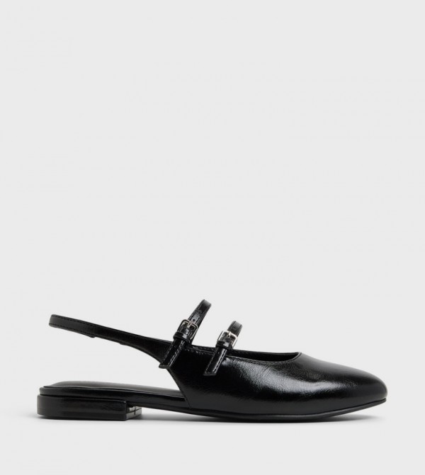 OPHELLIA Buckle Detail Flat Shoes