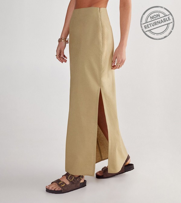 Side Split Maxi Skirt - Non Returnable