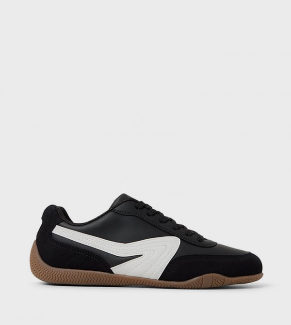 PANTHERRA Color Block Low-Top Sneakers