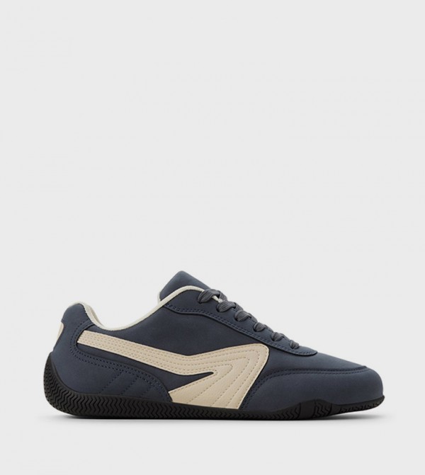 PANTHERRA Color Block Low-Top Sneakers