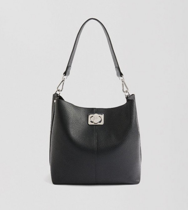 Textured Shoulder Bag