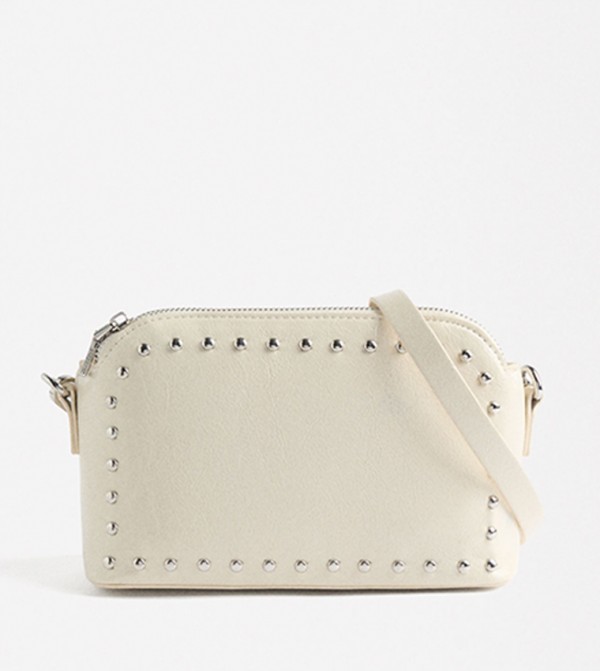 Stud Embellished Crossbody Bag