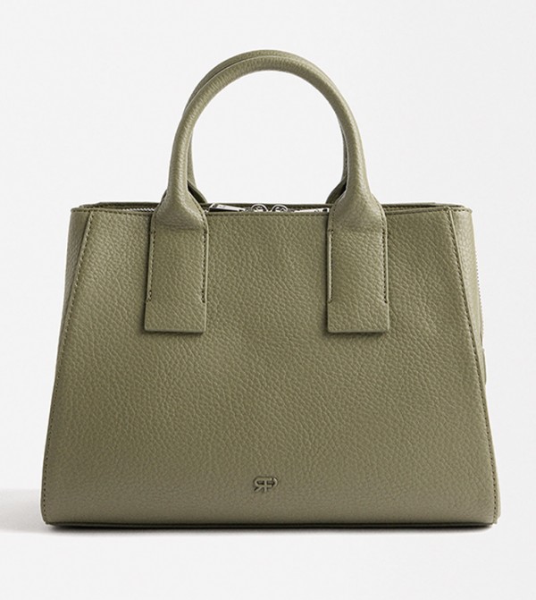 Textured Satchel Bag