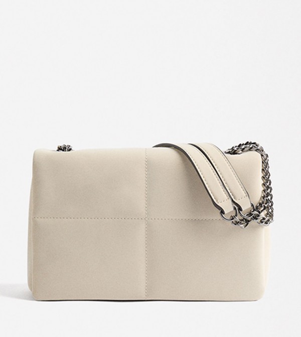 Quilted Flap Shoulder Bag