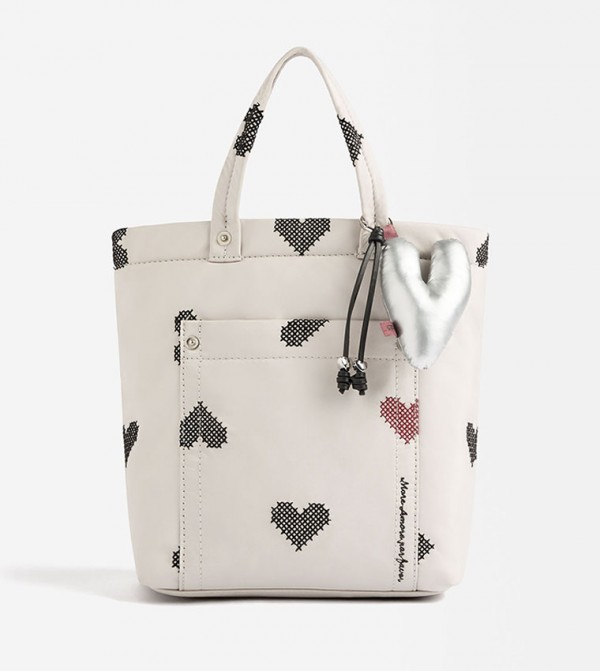 Embroidered Mini Tote Bag