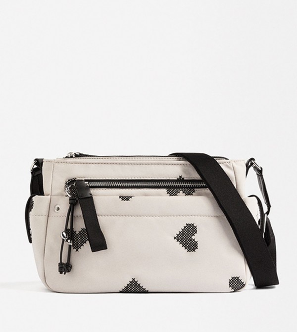 Embroidered Crossbody Bag