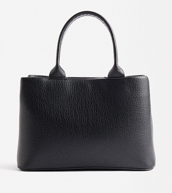 Textured Satchel Bag