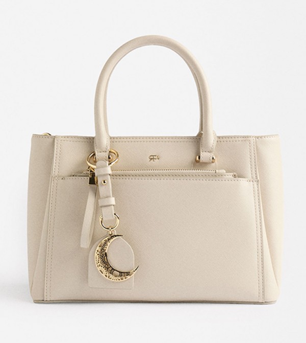 Textured Satchel Bag