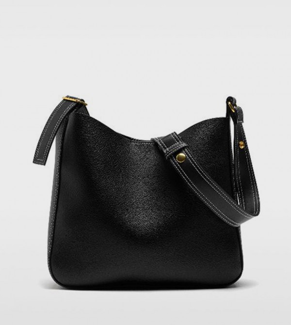 Textured Shoulder Bag