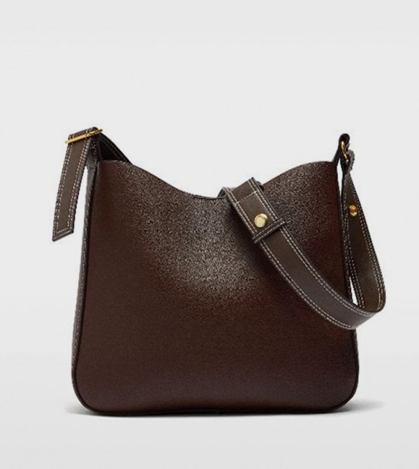 Textured Shoulder Bag