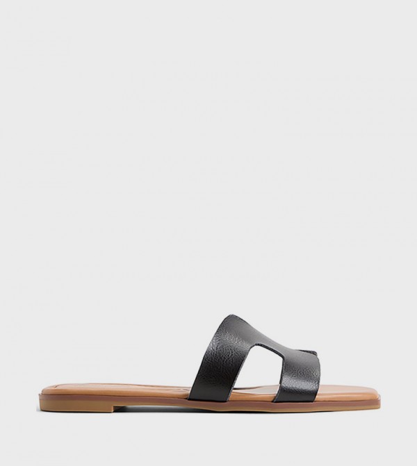 PAYSLEE Open Toe Flat Sandals