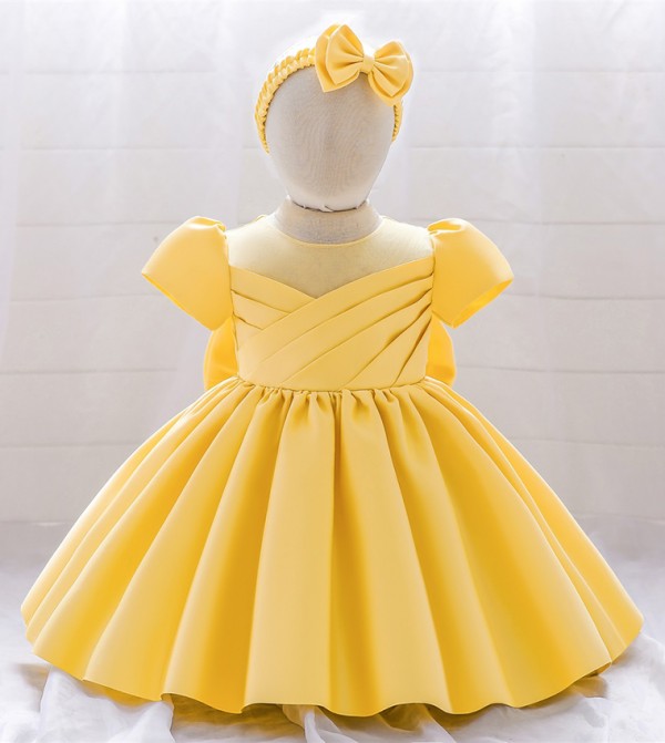 Amy Pleated Detail Cap Sleeves Party Dress
