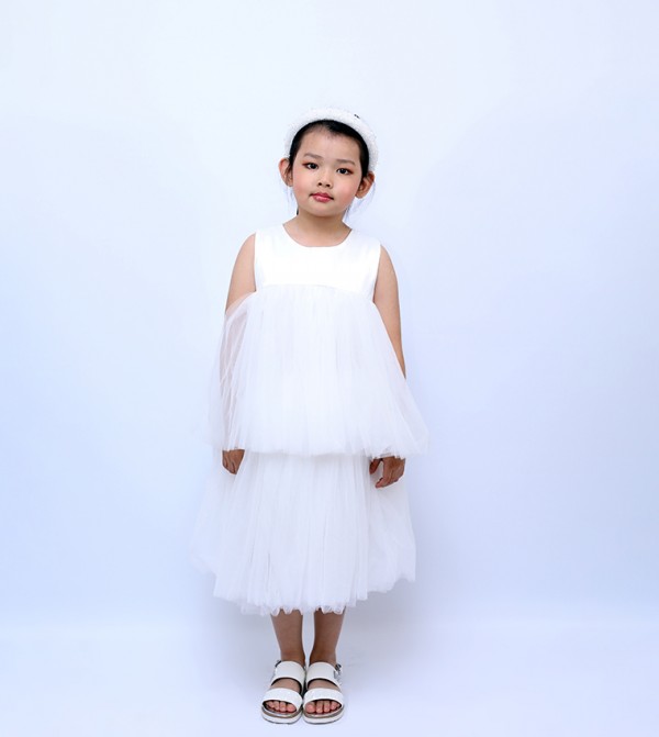 Marcia Layered Tulle Party Dress