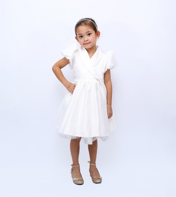 Modern Lady Puff Sleeves Party Dress 
